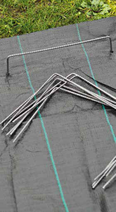 Agrafes métalliques 20x12cm - 10pces